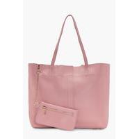 Shopper With Purse - pink