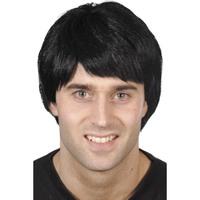 short black mens guy wig