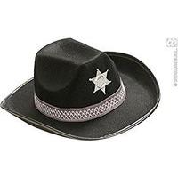 Sheriff Felt Child Size - Black Sheriff Hats Caps & Headwear For Fancy Dress