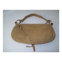 shellys beige suedeleather handbag