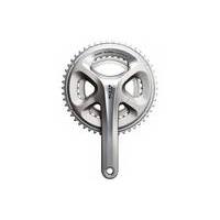 Shimano 105 5800 50/34 11 Speed Double Chainset | Silver - Aluminium - 170mm