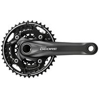 shimano deore m610 triple 423224 10 speed chainset black mix 170mm