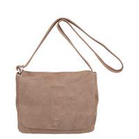 shabbies handbags shoulderbag heavy grain leather taupe