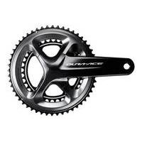 Shimano Dura Ace R9100 HollowTech II Double Chainset - 52/36T | Black/Silver - Aluminium - 180mm