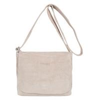 shabbies handbags shoulderbag medium suede taupe