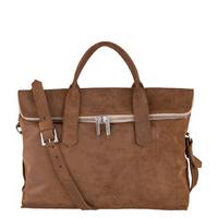 shabbies handbags shabbies topzip bag brown