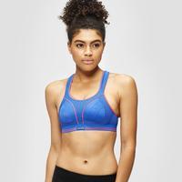 shock absorber ultimate run sports bra blue blue