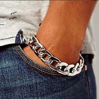 Shixin Vintage Simple Chain Shape Alloy Chain Link Bracelet(1 Pc) Jewelry Christmas Gifts