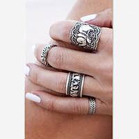 Shixin Alloy Ring Couple Rings Daily/Casual 1set Promis rings for couples