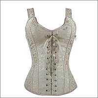 shaperdiva womens gothic corset top with strap for waist training