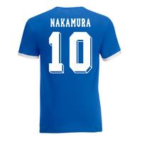 shinsuke nakamura japan ringer tee blue