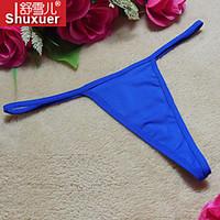 shuxuer women cotton ultra sexy t back