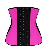 Shaperdiva Women 9 Steel Boned Latex Shaper Waist Training Corset Cincher