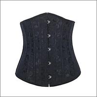 shaperdiva womens sexy underbust 24 steel bone black slim corsets and  ...