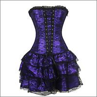 shaperdiva womens moulin rouge gothic boned bustier corset top corset  ...