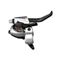 shimano tourney tx tx800 3 x 8 speed sti shifters silver left