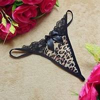 Shuxuer Women Cotton/Lace Ultra Sexy T-back