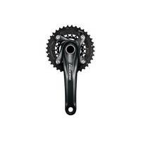 Shimano Deore M617 36/22T 4-Arm 10-Speed Double MTB Chainset - For 51.8mm Chainline | Black - Aluminium - 170mm