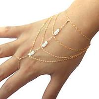 Shixin Fashion Golden Tassel Crystal Charm Bracelets(1 Pc) Christmas Gifts