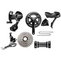 shimano 105 5800 flat mount disc brake groupset 5034 1132 black 170mm