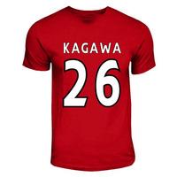 shinji kagawa manchester united hero t shirt red