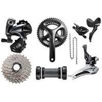 Shimano Ultegra 6800 Flat Mount Disc Brake Groupset - 52/36 11/28 | Grey - 175mm