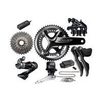 Shimano Dura-Ace 9150 Di2 Groupset - 52/36 11/28 | Black/Silver - 175mm