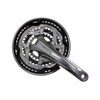 Shimano Deore T611 Triple 48/36/26 10-Speed Chainset | Silver - Mix - 175mm