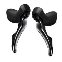 shimano dura ace 9100 double 11 speed sti levers black 11 speed with a ...