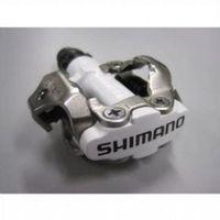 shimano m520 mtb spd pedals two sided mechanism white