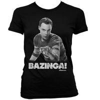 Sheldon Says Bazinga! Womens Big Bang Theory T Shirt