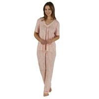 Short Sleeve V-neck Pyjama Set