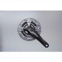 shimano fc m590 deore 2 piece design chainset 9spd 483626t blk 170mm