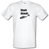 Shark Attack male t-shirt.