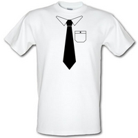 Shirt & Tie male t-shirt.
