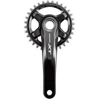 Shimano XT M8000 Single 11 Speed Chainset with Chainring - Black / 175mm / 30T chainring