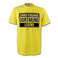 shinji kagawa borussia dortmund legend tee yellow kids