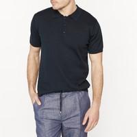 Short-Sleeved Crew Neck Cotton Jumper