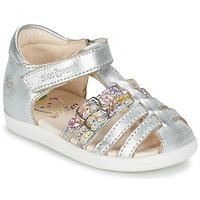 Shoo Pom PIKA SPART girls\'s Children\'s Sandals in Silver