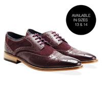 Shaw Two Tone Bordo Brogue