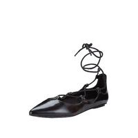 Shoe Box Ghillie Tie Lace Up Ballerina Shoes