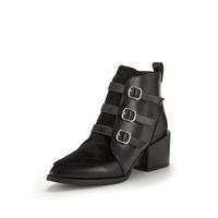 Shoe Box Sienna Block Heel Patent Boots