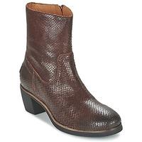 shabbies eight antik noce womens low ankle boots in brown