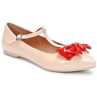 shellys london beau womens shoes pumps ballerinas in pink