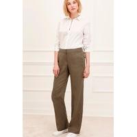 Shropshire Linen Straight Leg Trousers