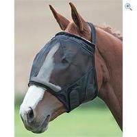 Shires Fine Mesh Earless Fly Veil / Mask - Size: PONY - Colour: Black