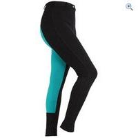 shires wessex womens jodhpurs size 32 colour black teal