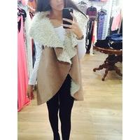 Shelly faux fur lined gilet