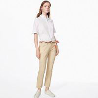 Short-sleeved Windblown Oxford Shirt - White