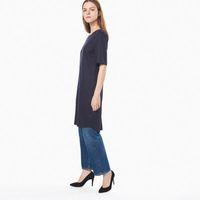 Shirt Back Dress - Evening Blue